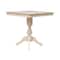 International Concepts 36 in. x 36 in. Square Top Pedestal Table - 35.9 in.H K-3636TP-11P - alternate 3